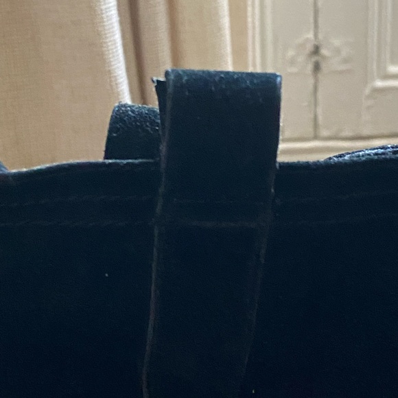 BCBG Generation Black Suede Ankle Boots Size 6.5 - Picture 6 of 12